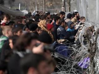 Φωτογραφία για Με κλαδιά ελιάς οι πρόσφυγες «ευχαρίστησαν» τους Σκοπιανούς για τα χημικά