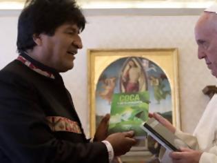 Φωτογραφία για Ο πρόεδρος της Βολιβίας πρότεινε στον Πάπα να κάνει χρήση… κόκας