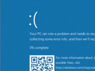 Φωτογραφία για QR codes στην μπλε οθόνη των Windows