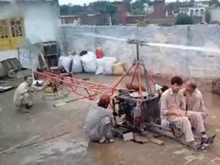 Φωτογραφία για Δεν θα πιστεύετε πως είναι ένα Πακιστανικό homemade ελικόπτερο [videos]