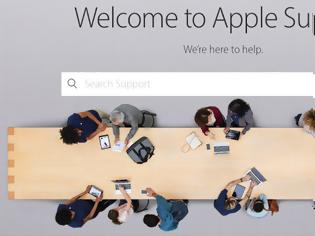 Φωτογραφία για Νέα σχεδίαση στη σελίδα υποστήριξης της Apple