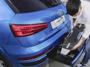 Φωτογραφία για Audi Q3 με ενσωματωμένο ηλεκτρικό πατίνι!