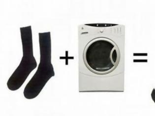 Φωτογραφία για Έτσι δεν θα ξαναχάσετε ποτέ  τις κάλτσες σας στο πλυντήριο [photos]