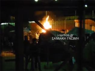 Φωτογραφία για Άγρια επεισόδια στη Σάμο στο κέντρο μεταναστών - Δείτε νέο βίντεο