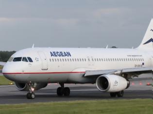 Φωτογραφία για Χαμός σε αεροπλάνο της Aegean Airlines: Το σημείωμα που έκανε τους ΠΑΝΤΕΣ να ΠΑΓΩΣΟΥΝ και...