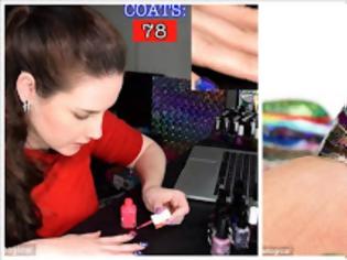 Φωτογραφία για Beauty vlogger βάφει τα νύχια της με 116 στρώσεις μανό! [photos+video]