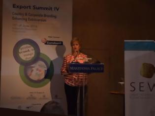 Φωτογραφία για Ομιλία της ΥΜΑΘ Μαρίας Κόλλια-Τσαρουχά στο 4ο Export Summit