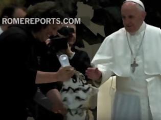 Φωτογραφία για Απίστευτο βίντεο: Ο Πάπας πήγε να ταΐσει τίγρη και... [video]