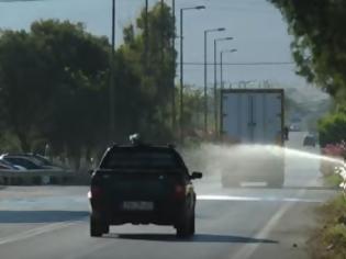 Φωτογραφία για Όταν κινείστε στην εθνική οδό της Κρήτης ( ΒΟΑΚ) θα πρέπει να είστε προετοιμασμένοι για τα πάντα [video]