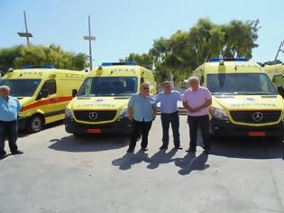 Φωτογραφία για 5 νέα ασθενοφόρα για το ΕΚΑΒ Κρήτης