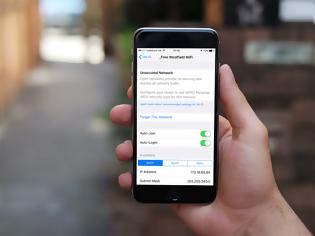 Φωτογραφία για Το ios 10 προειδοποιεί όταν ένα δίκτυο δεν είναι ασφαλές