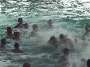 Φωτογραφία για Μπόλικο ξύλο μέσα στην πισίνα στον τελικό Ελλάδας - Κροατίας
