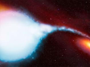 Φωτογραφία για Μαύρη τρύπα πιάστηκε στα πράσα να καταβροχθίζει αστέρι