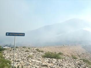 Φωτογραφία για Απειλείται κατοικημένη περιοχή και στρατιωτική εγκατάσταση στη Λέρο λόγω πυρκαγιάς!