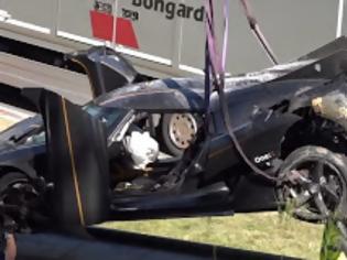 Φωτογραφία για Να τι προκάλεσε το ατύχημα της Koenigsegg