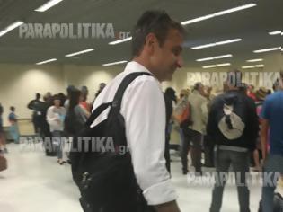 Φωτογραφία για Στην οικονομική θέση ταξίδεψε ο Κυριάκος Μητσοάκης για τα Χανιά