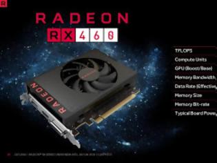 Φωτογραφία για Επίσημα στην αγορά η AMD Radeon RX 460