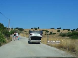 Φωτογραφία για Ανατροπή αυτοκινήτου στην Κοιλάδα Ααργολίδας