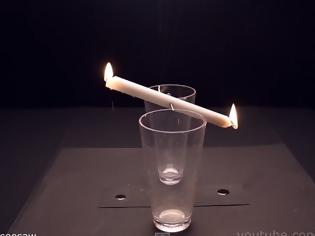 Φωτογραφία για ΦΟΒΕΡΟ! - Όταν έβαζε ένα κερί ανάμεσα από δύο ποτήρια, ΔΕΝ  περίμενε να συμβεί κάτι τέτοιο...