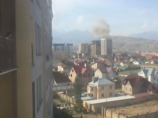 Φωτογραφία για Ένας νεκρός και τρεις τραυματίες από την έκρηξη στο Κιργιστάν