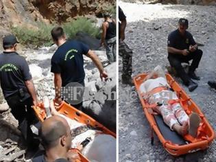 Φωτογραφία για ΣΥΓΚΛΟΝΙΣΤΙΚΕΣ εικόνες από τη στιγμή της Διάσωσης γυναίκας στην Κρήτη [photo+video]