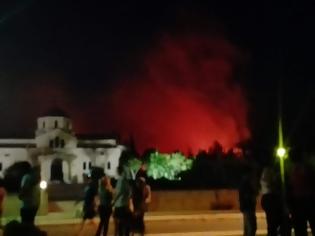 Φωτογραφία για Μεγάλη πυρκαγιά στην Νεάπολη Ξάνθης απείλησε σπίτια - Συναγερμός στην Πυροσβεστική