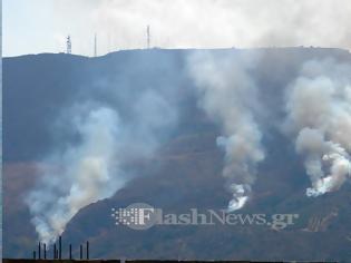 Φωτογραφία για Μεγάλη πυρκαγιά στην Μαλάξα - Εμπρησμός με πολλές εστίες