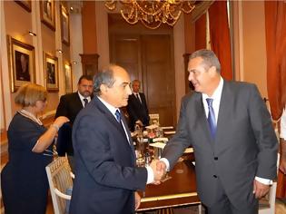Φωτογραφία για Δήλωση ΥΕΘΑ και Προέδρου των Ανεξάρτητων Ελλήνων Πάνου Καμμένου μετά τη συνάντησή του με τον Πρόεδρο της Βουλής των Αντιπροσώπων της Κυπριακής Δημοκρατίας Δημήτρη Συλλούρη