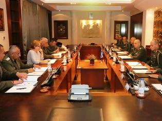 Φωτογραφία για Επίσκεψη Διοικητή των Χερσαίων Δυνάμεων της Βουλγαρίας στο ΓΕΣ