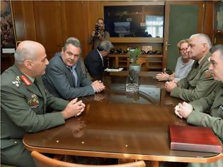 Φωτογραφία για Συνάντηση ΥΕΘΑ Πάνου Καμμένου με τον Διοικητή Χερσαίων Δυνάμεων της Βουλγαρίας