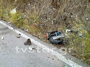 Φωτογραφία για Θανατηφόρο τροχαίο στη Λιβαδειά. Νεκρός 40χρονος συνεπιβάτης μοτοσυκλέτας [video]