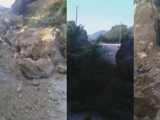 Φωτογραφία για Οι πρώτες εικόνες από την κατολίσθηση σε χωριό των Ιωαννίνων μετά τον τρομακτικό σεισμό [video]