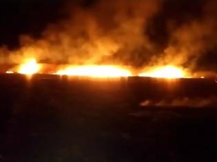 Φωτογραφία για Στις φλόγες η Λίμνη Βιστωνίδα στην Ξάνθη - Συναγερμός στην Πυροσβεστική για την πυρκαγιά [video]