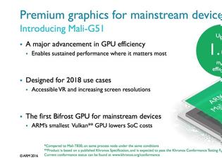 Φωτογραφία για Η ARM κυκλοφόρησε την Mali G51 GPU και την Mali V61 VPU