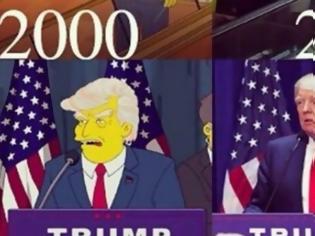 Φωτογραφία για ΤΡΕΛΗ ΣΥΜΠΤΩΣΗ; Οι Simpsons είχαν προβλέψει προεδρία Τραμπ πριν από… 16 χρόνια! [video]