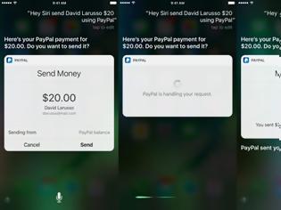 Φωτογραφία για PayPal: Διαχειριστείτε τα χρήματά σας φωνητικά μέσω του SDK Siri!