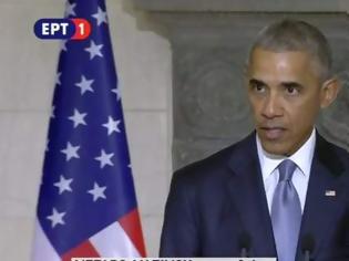 Φωτογραφία για ΤΟΥΣ ΤΡΕΛΑΝΕ όλους ο Ομπάμα με τα ελληνικά του! [video]