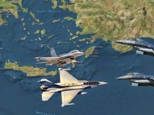 Φωτογραφία για Αερομαχίες ελληνικών και τουρκικών αεροσκαφών στο Αιγαίο