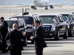 Φωτογραφία για Τι ρόλο παίζει το κάθε όχημα στην αυτοκινητοπομπή του Ομπάμα