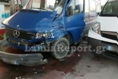 Λαμία: Από τύχη δεν υπήρξαν θύματα [photos]