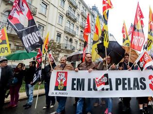 Φωτογραφία για Μαζικές διαδηλώσεις δημοσίων υπαλλήλων στην Πορτογαλία