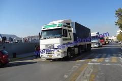 Ανάστατο το κέντρο: Πορεία φορτηγατζήδων στην Μυτιλήνη…. για τους μετανάστες