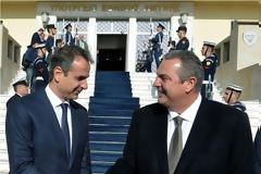 Επίσκεψη του Προέδρου της Νέας Δημοκρατίας Κυριάκου Μητσοτάκη στο ΥΠΕΘΑ