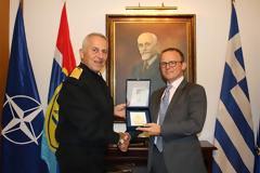 Συνάντηση Αρχηγού ΓΕΕΘΑ με τον Πρέσβυ του Ηνωμένου Βασιλείου