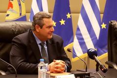 Συνάντηση ΥΕΘΑ Πάνου Καμμένου με τον Πρέσβη της Τουρκίας Yasar Halit Cevik