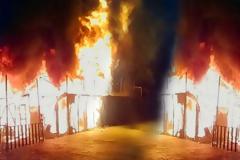 Έκρηξη στον προσφυγικό καταυλισμό της Μόριας