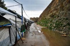 Πλημμύρισε ο καταυλισμός μεταναστών της Σούδας στη Χίο [video]