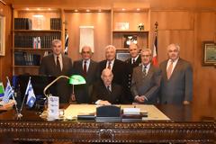 Επίσκεψη Επιτίμων Αρχηγών ΓΕΝ στο Γενικό Επιτελείο Ναυτικού