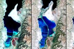 Η Νεκρά Θάλασσα πεθαίνει όπως φαίνεται από φωτό της NASA