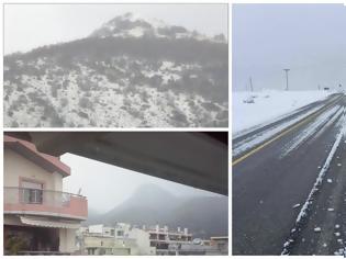 Φωτογραφία για Στα λευκά η ορεινή Ξάνθη - Οι νιφάδες του χιονιού έφτασαν και μέσα στην πόλη